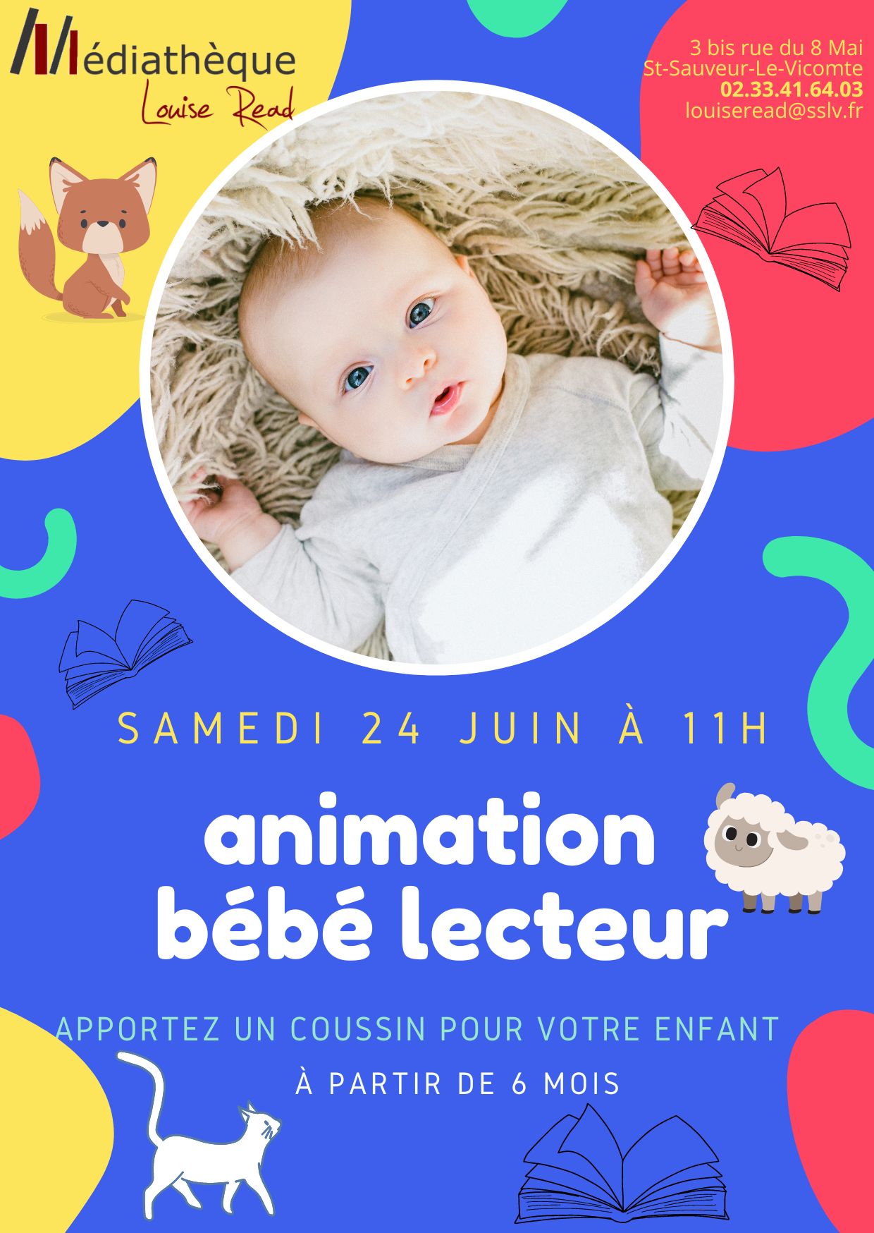 Animation bébé lecteur 24 juin