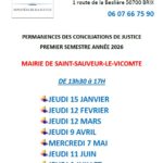 Permanences du conciliateur de justice