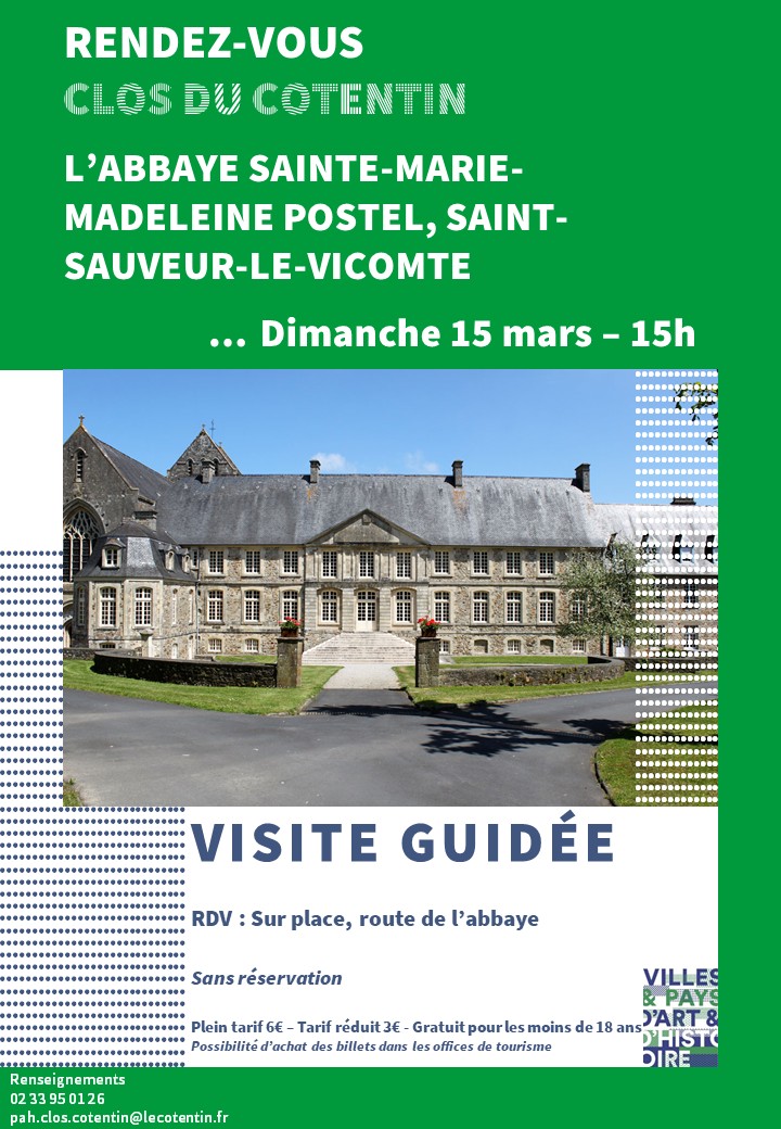 Visite guidée Abbaye Saint Sauveur Le Vicomte