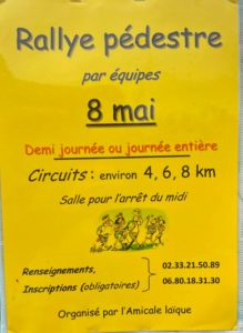 Participez au Rallye pédestre le 8 mai !