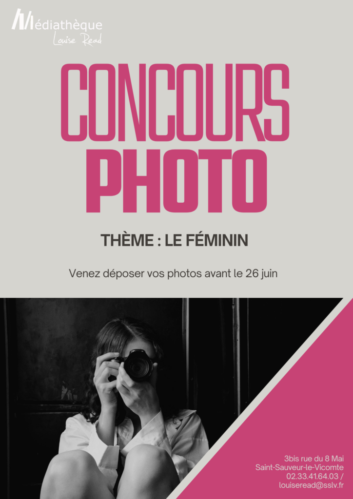 Participez au concours photo : Le Féminin 📸
