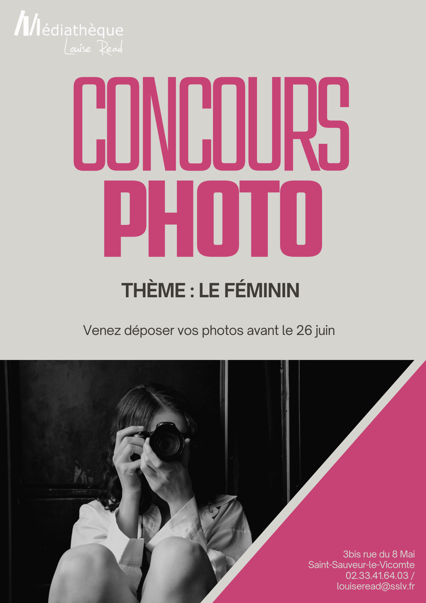 Participez au concours photo : Le Féminin 📸