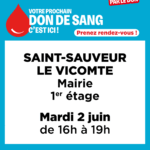 Don de sang à Saint-Sauveur-le-Vicomte :