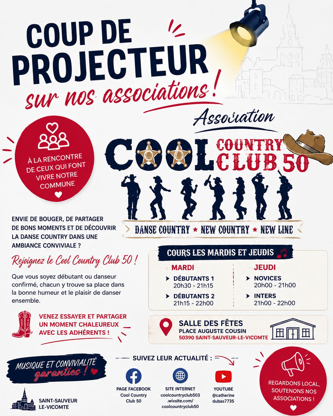 Associations : Découvrez le Cool Country Club 50 !