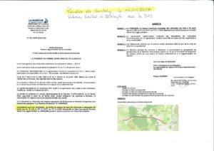 Randos de Barbey : circulation modifiée le 14 mai