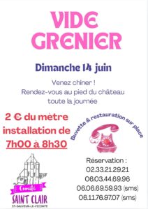 Saint Clair : Vide Grenier & Animations 13/14 juin