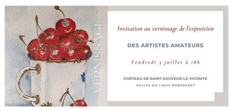 Vernissage et exposition des artistes amateurs 🍒