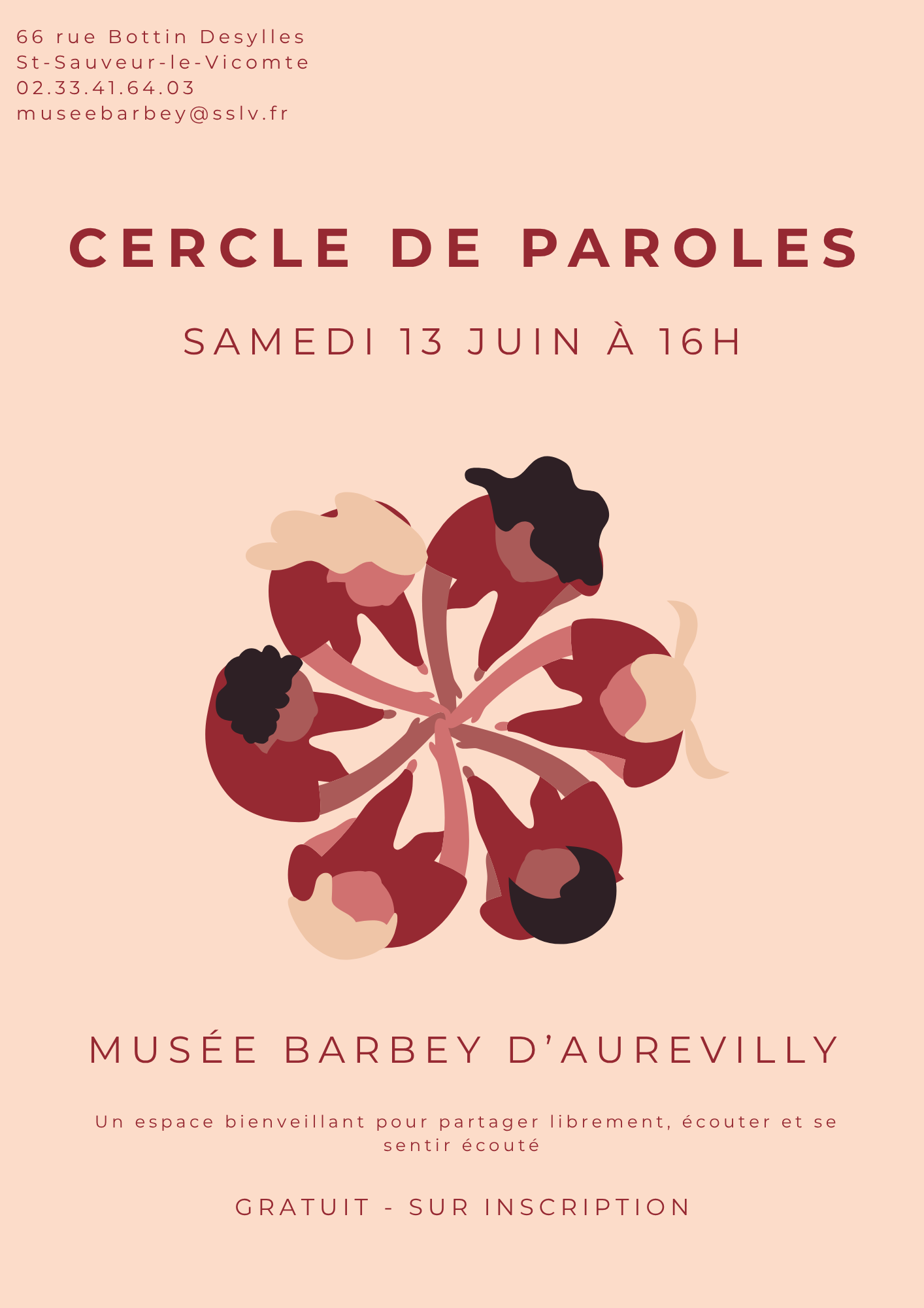 Participez au Cercle de Paroles au Musée Barbey