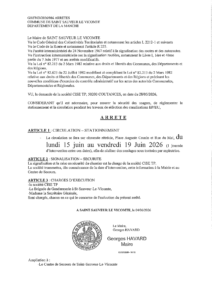 Travaux de canalisations autour de la Mairie