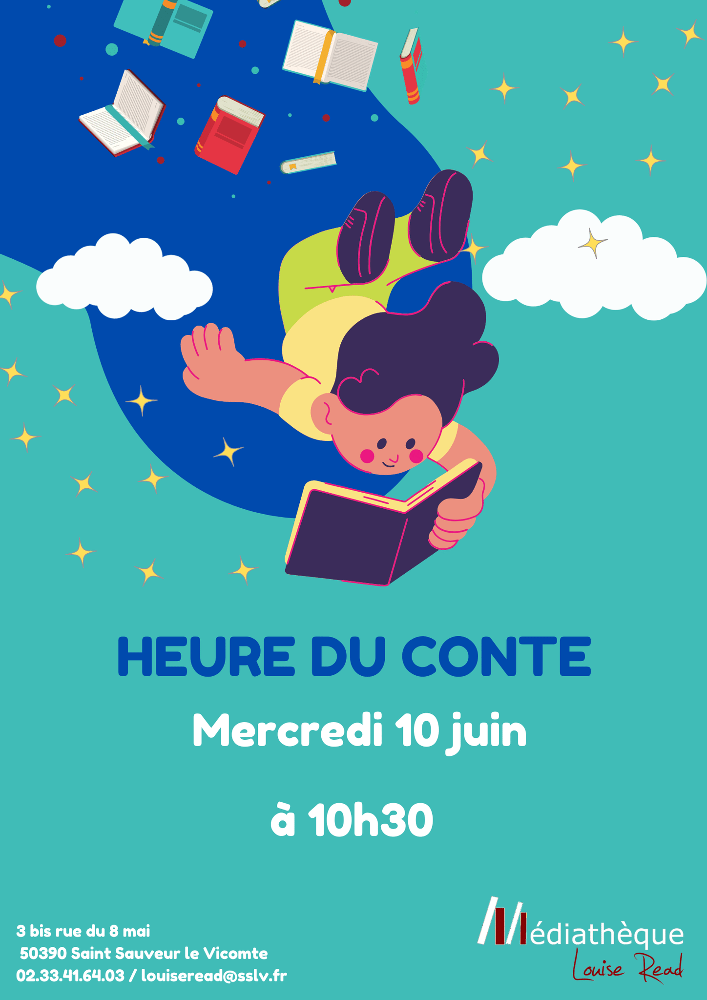 l&rsquo;heure du conte à la Médiathèque !