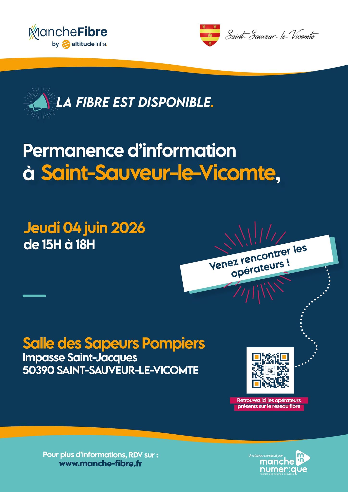 Réunion « fibre » à Saint-Sauveur-le-Vicomte !