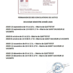 Permanences conciliateur de justice