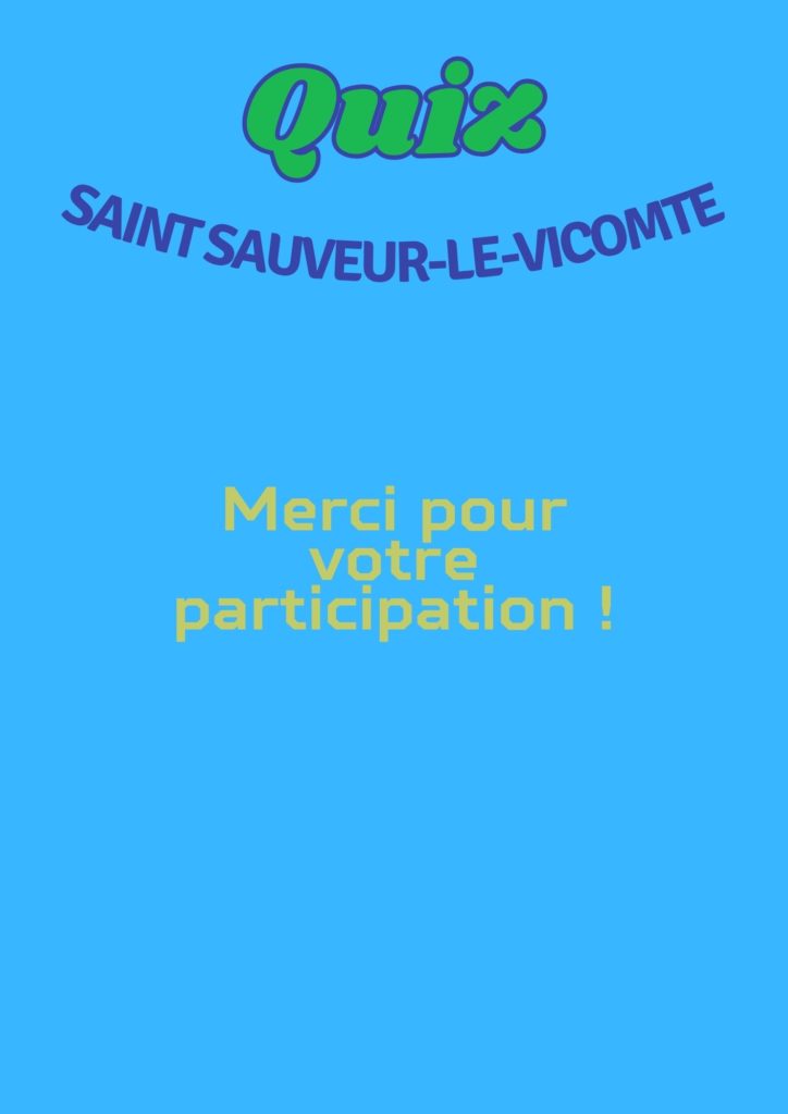 Réponse 7/7 Saint-Sauveur-le-Vicomte