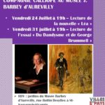 Lectures théâtralisées au Musée Barbey d’Aurevilly