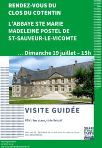 Visite guidée à l&rsquo;abbaye Ste Marie Madeleine Poste