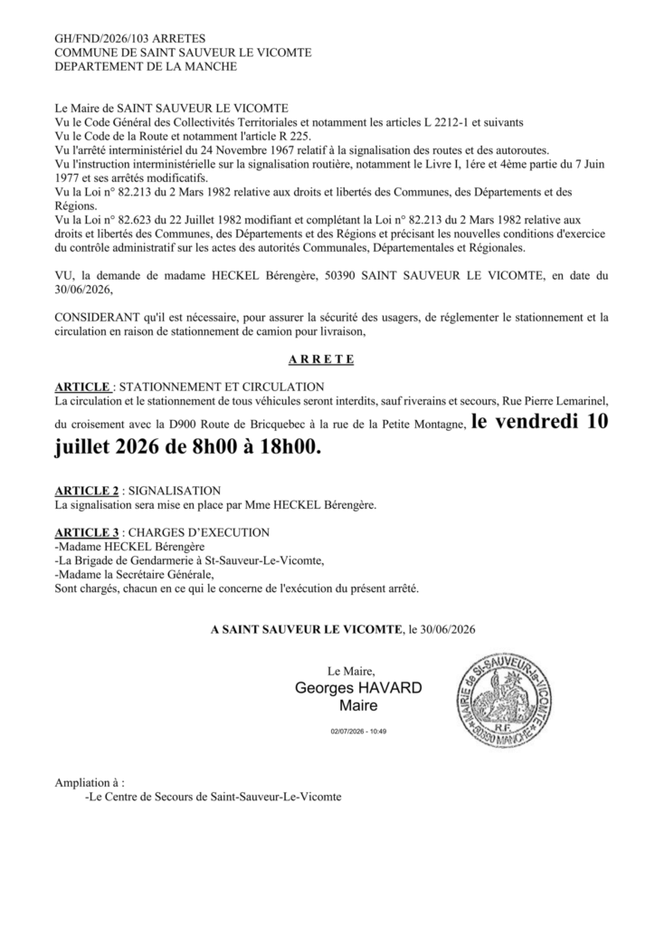 Perturbations majeures sur la RD900