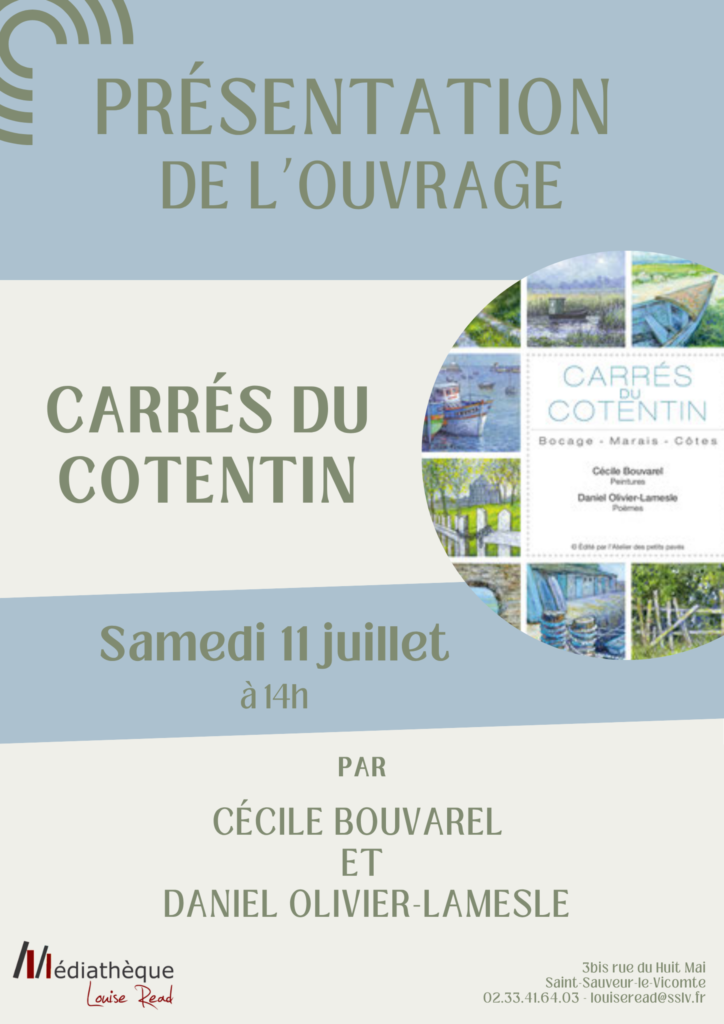 Présentation de l’ouvrage Carrés du Cotentin
