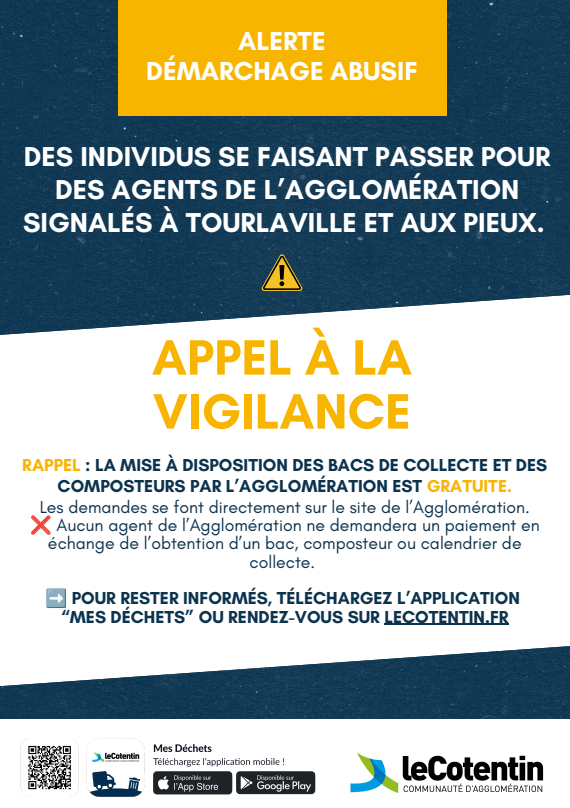 Alerte : Démarchage abusif sur le territoire