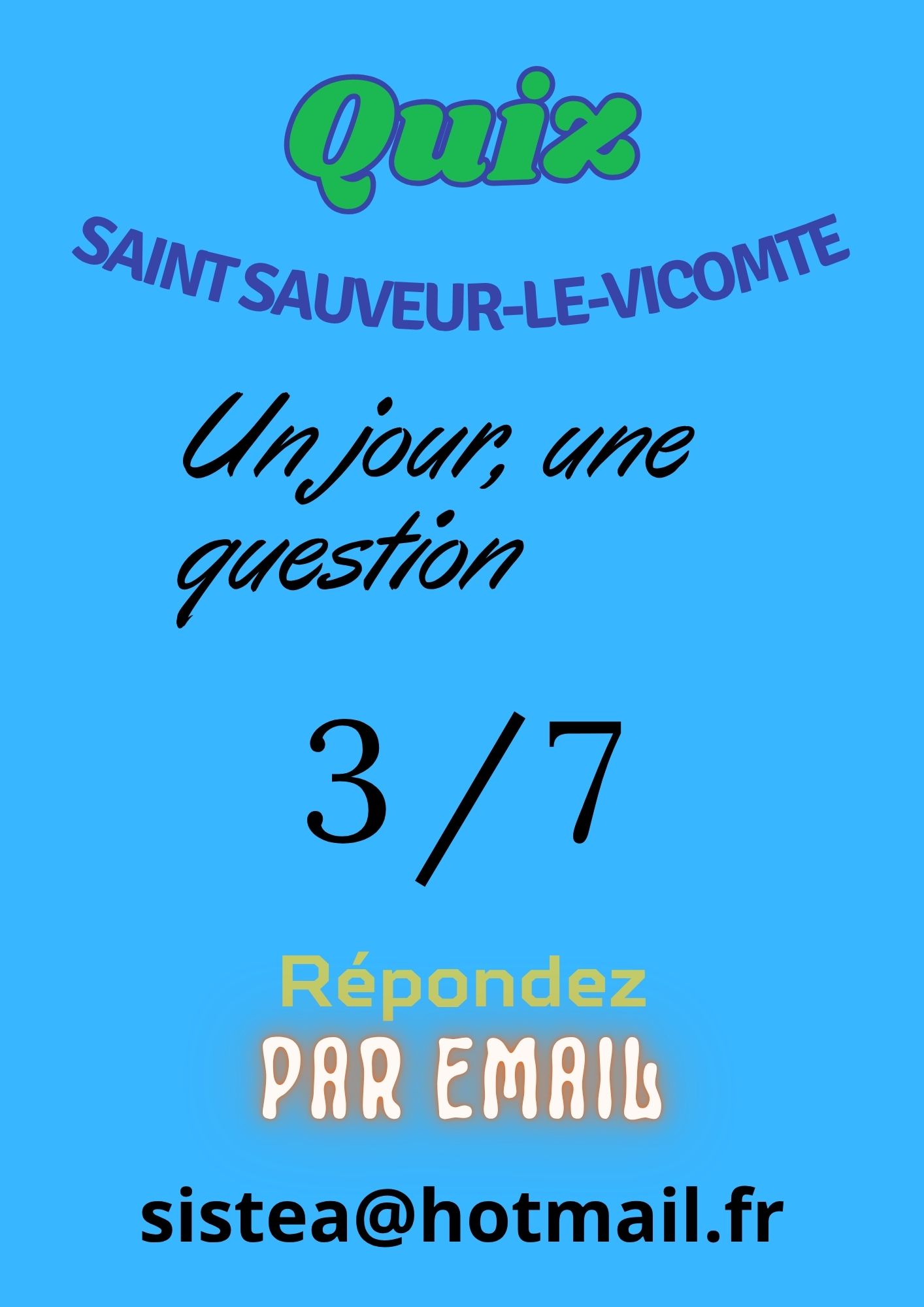 Quiz 3/7 Saint-Sauveur-le-Vicomte