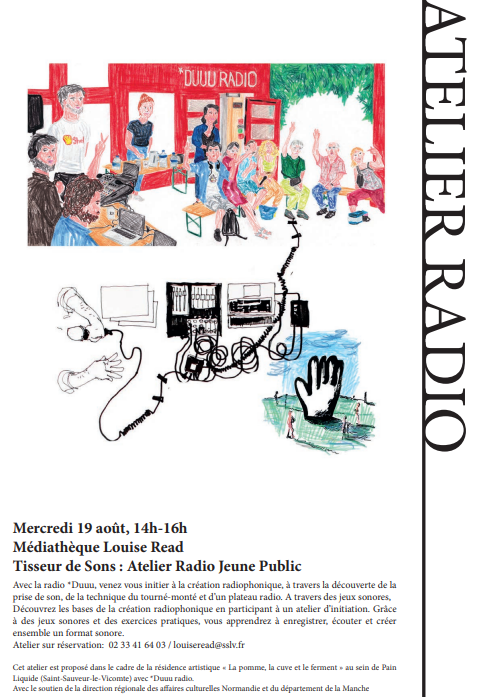 Atelier radio à la médiathèque