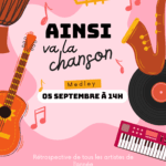 Medley  » Ainsi va la chanson  » à la Médiathèque 🎶