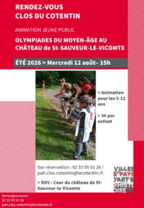 Olympiades  » enfants  » au Château le 12 aout
