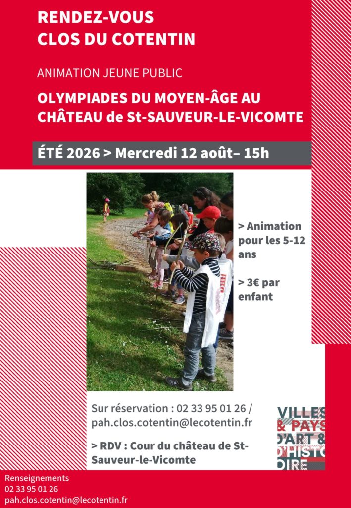 Olympiades  » enfants  » au Château le 12 aout