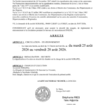 Fermeture temporaire du Chemin de Gréville