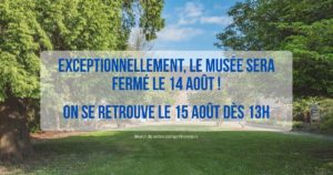Fermeture exceptionnelle musée/médiathèque
