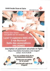 Formation gestes de 1er secours à Valognes