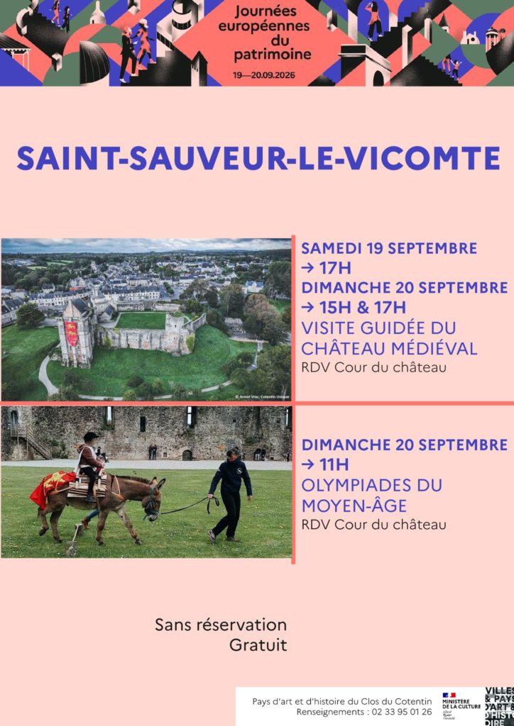 Journées du patrimoine à Saint-Sauveur-le-Vicomte